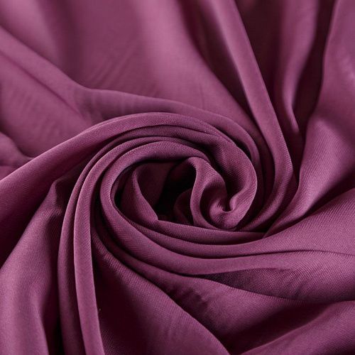 Шифон К28-041 сливовый однотонный