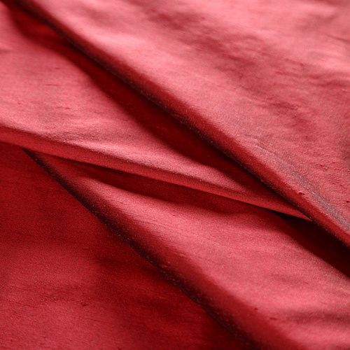 Дикий шелк 016-04793 темно-красный однотонный