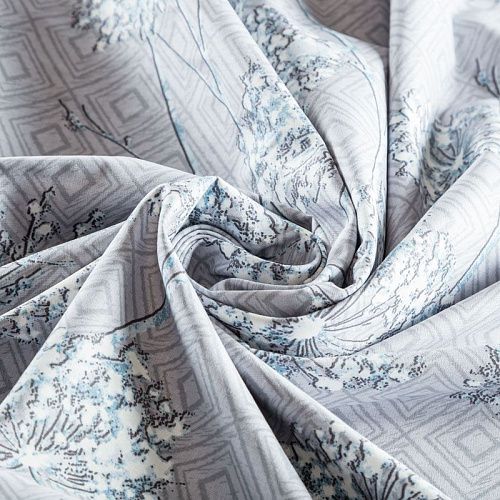 Бязь ш.220 см 007-03490 серый принтованный