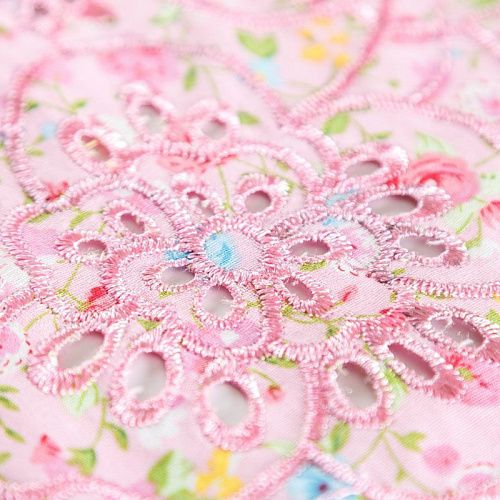 Шитье 067-07608 розовый принтованный