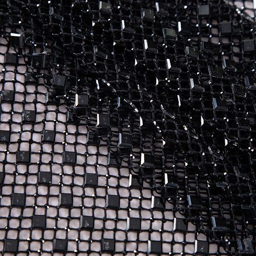 Сетка со стразами Swarovski 050-19872 черный