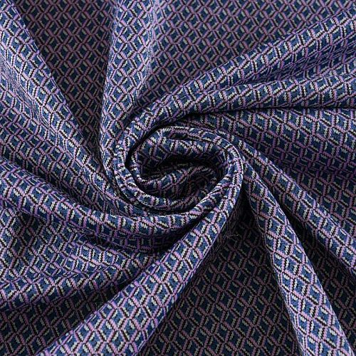Трикотаж жаккардовый 056-12026 синий