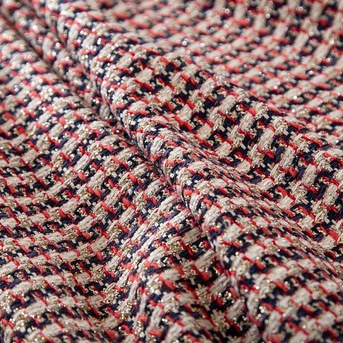 Твид с люрексом Gucci 052-19635 молочный мультиколор