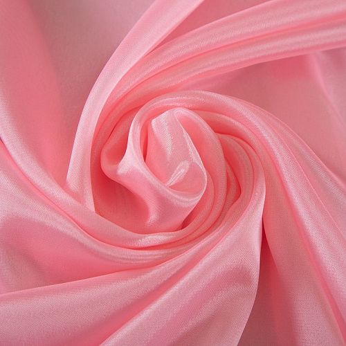 Перл шифон 068-19406 нежно-розовый однотонный