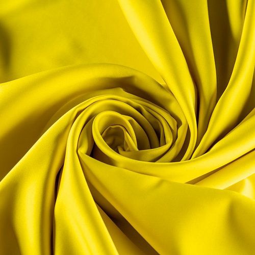Сатин-тафта К32-477 лимонный лайм однотонный