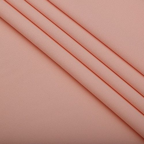 Креп стрейч Moschino дублированный 026-17125 разбеленный персик однотонный