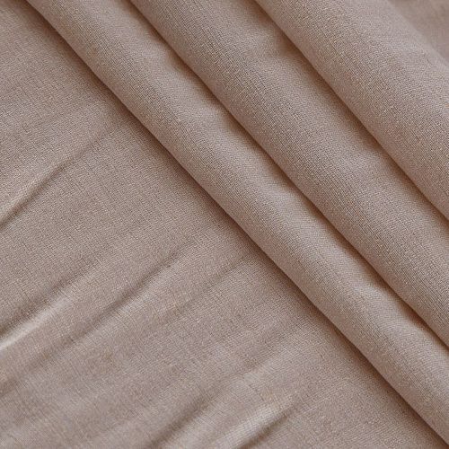 Лен-вискоза 035-17842 экрю однотонный