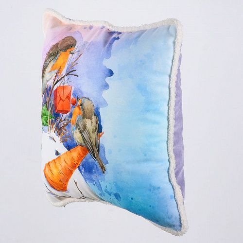 Наволочка принт декоративная на молнии 46х46 см 521922