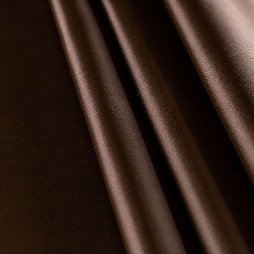 Атлас ватуссо К2-466 темный шоколад однотонный