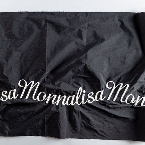 Тафта с вышивкой 051-02935 черный