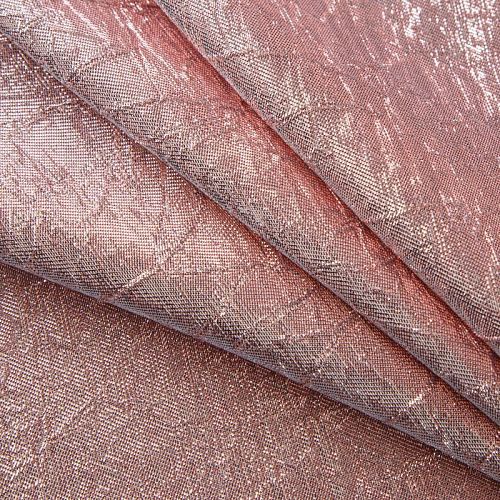 Парча крэш 041-13604 персиково-розовый