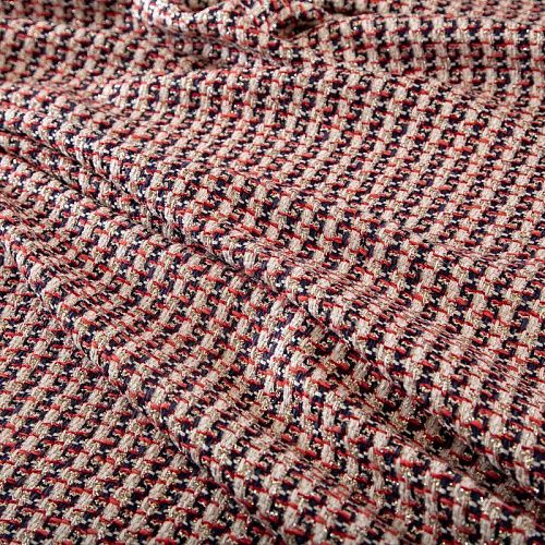 Твид с люрексом Gucci 052-19635 молочный мультиколор