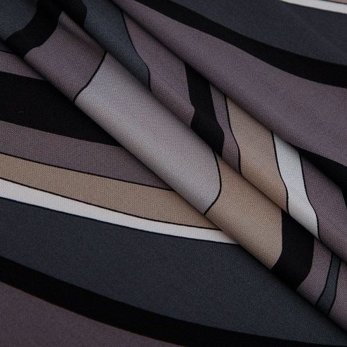 Трикотаж-масло Emilio Pucci 056-16833 серый принтованный