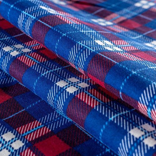 Фланель К10-047 белый принтованный