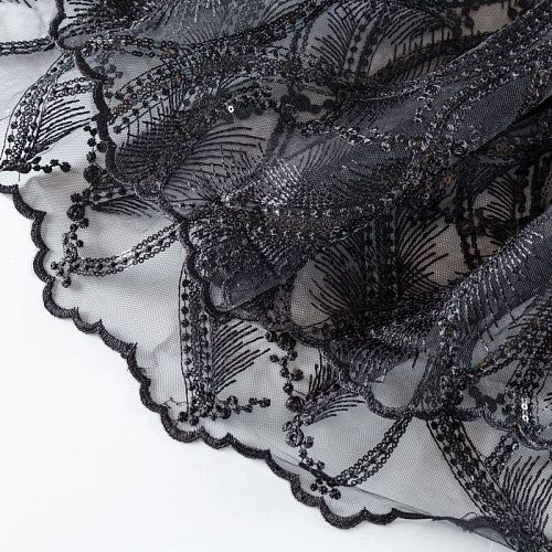 Гипюр 012-05435 черный