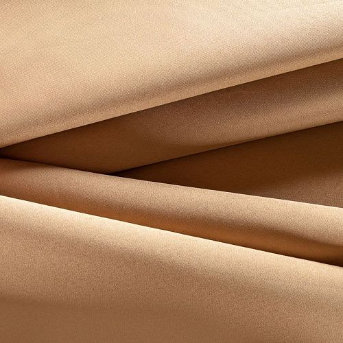 Ткань портьерная сатин h-300 см 16-02-00535 кэмел однотонный