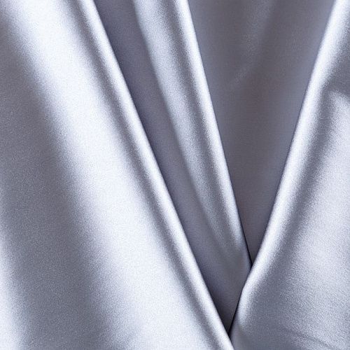 Сатин стрейч 001-09754 светло-серый однотонный