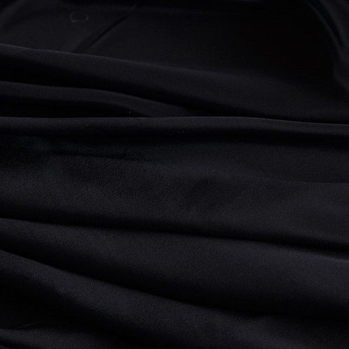 Шелк-вискоза 064-17098 черный однотонный