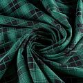 Габардин К14-521 зеленый принтованный