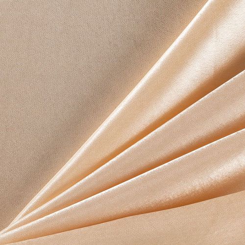 Креп-сатин К33-904 топленое молоко однотонный