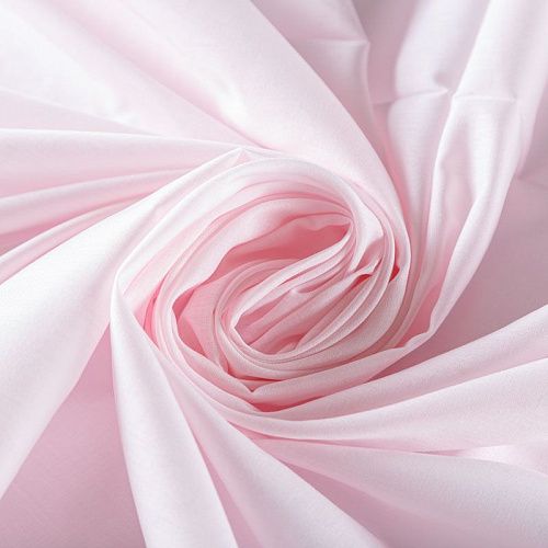 Батист 003-08003 выбеленный розовый однотонный