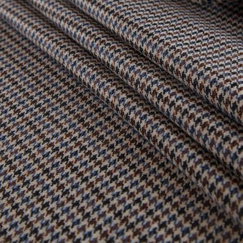 Ткань костюмная 025-14426 экрю принтованный