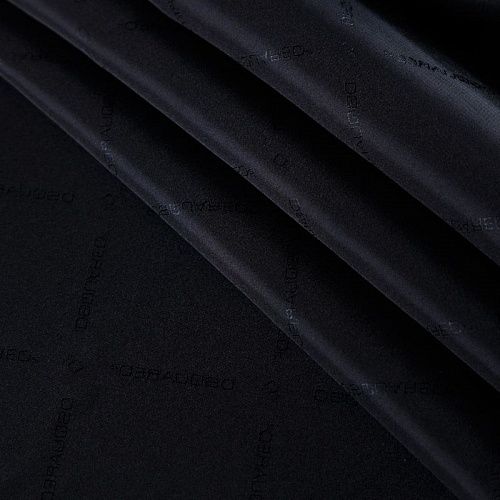 Ткань подкладочная 045-10886 черный жаккардовый