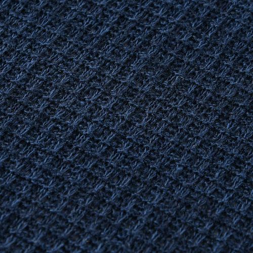 Трикотаж вязаный 056-11737 темно-синий однотонный