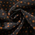 Вискоза 009-11958 черный принтованный