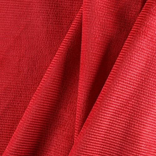 Вельвет 008-05854 темно-красный однотонный