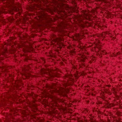 Бархат крэш К33-658 бордовый однотонный