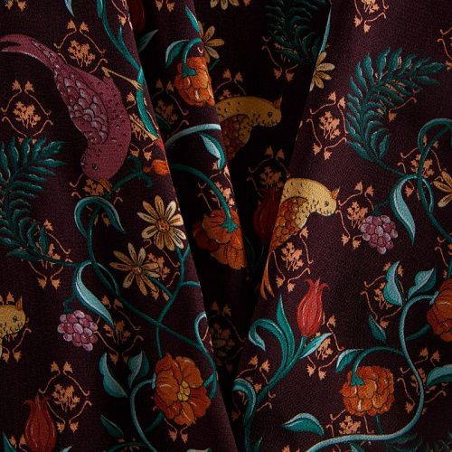 Вискоза 009-14959 марсала принтованный