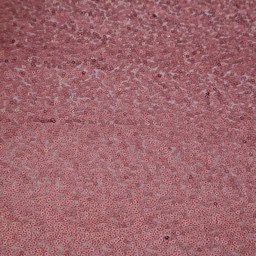 Пайетки на сетке 055-19016 розовый