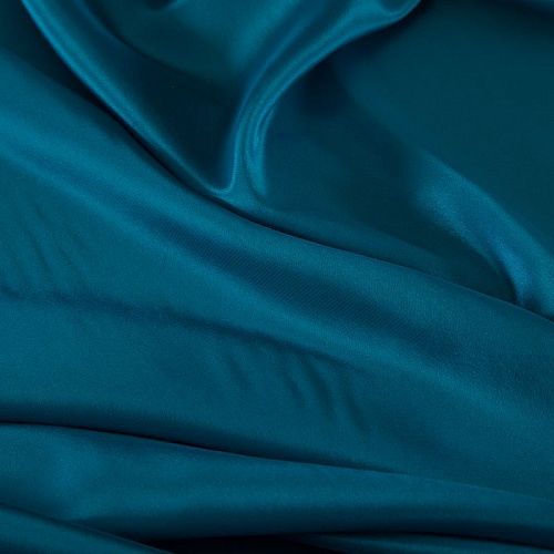 Перл шифон 068-19386 лазурно-голубой однотонный