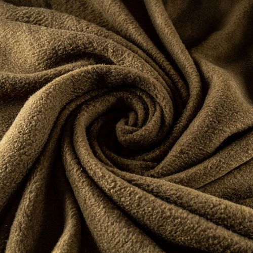 Флис К33-474 хаки однотонный