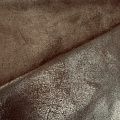 Экокожа-замша 070-11784 темно-коричневый однотонный