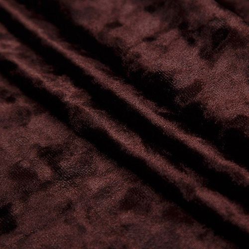 Бархат стрейч 002-04435 шоколадный однотонный