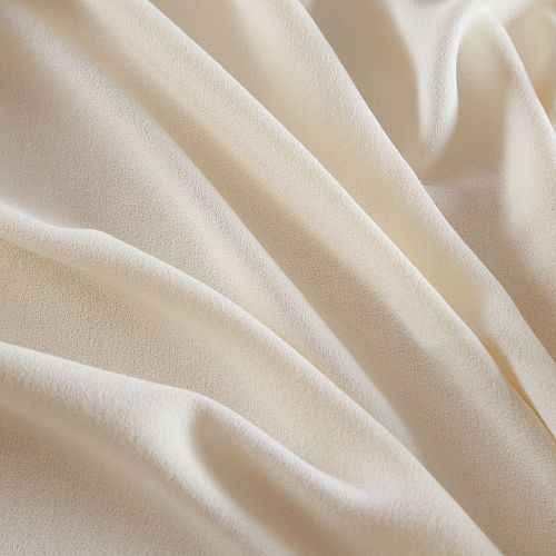 Креп вискозный Versace 026-16392 сливочный однотонный