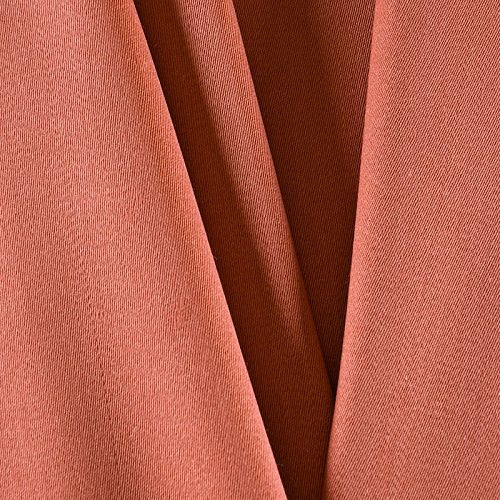 Ткань костюмная 025-11693 терракотовый однотонный