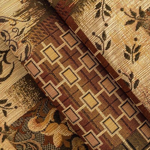 Гобелен гостиный 513-02-03 серо-зеленый абстракция