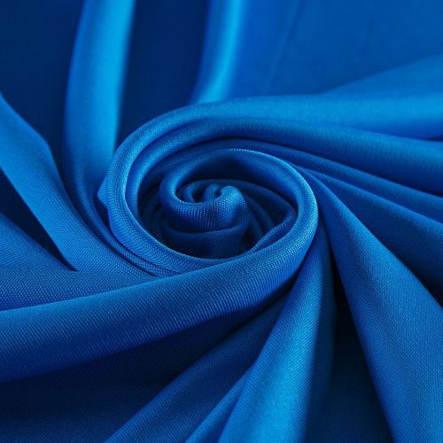 Трикотаж Versace 056-16380 насыщенный голубой однотонный