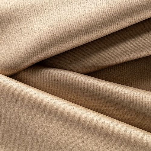 Ткань портьерная блэкаут h-295 см 10-02-00495 золотисто-бежевый однотонный