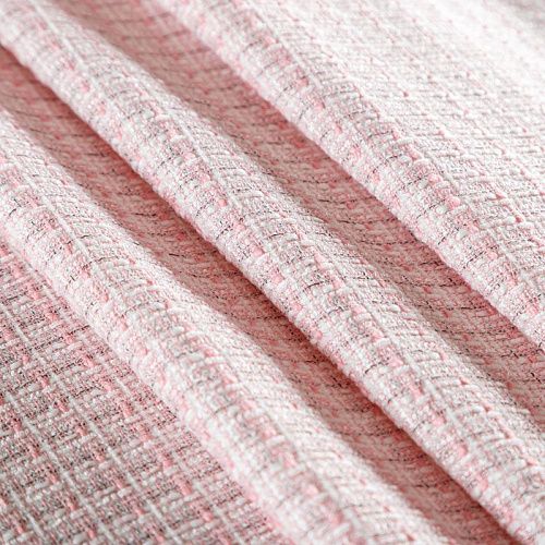 Твид-рогожка 052-04392 молочно-розовый