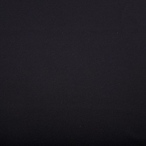 Креп стрейч дублированный 026-17200 черный однотонный