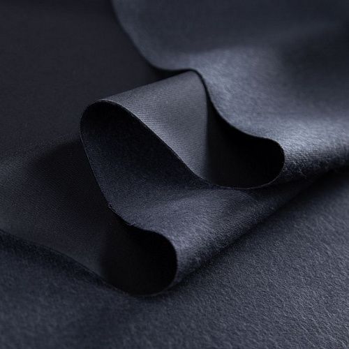 Шерсть костюмная дублированная YSL 025-20301 черный