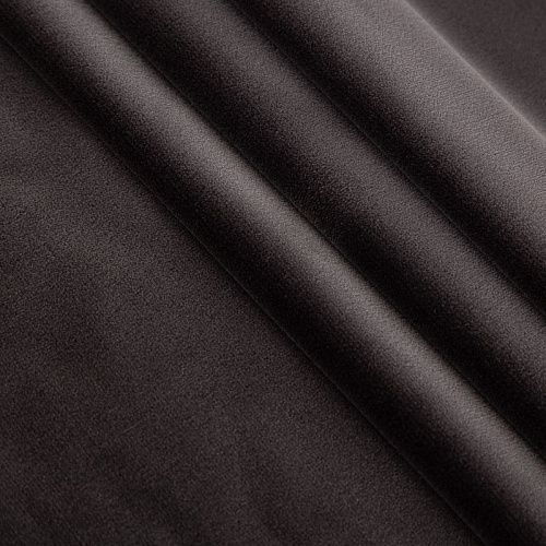 Бархат хлопковый 002-20032 пыльно-шоколадный однотонный