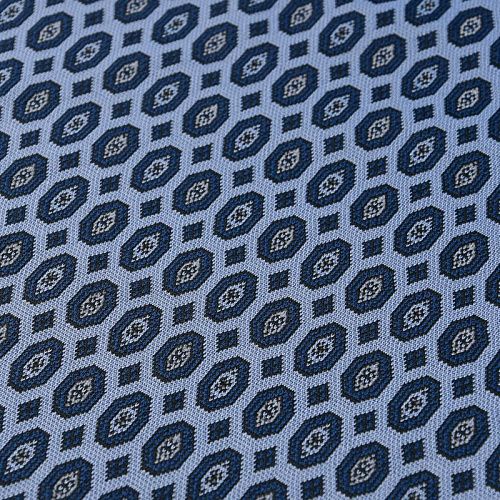 Трикотаж жаккардовый 056-12027 голубой