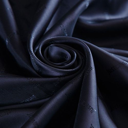 Ткань подкладочная Cavalli 045-16712 черный жаккардовый