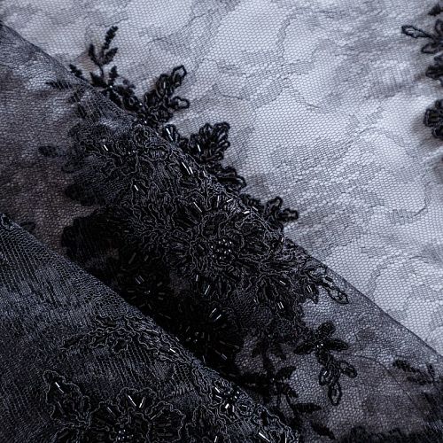 Гипюр 012-10390 черный