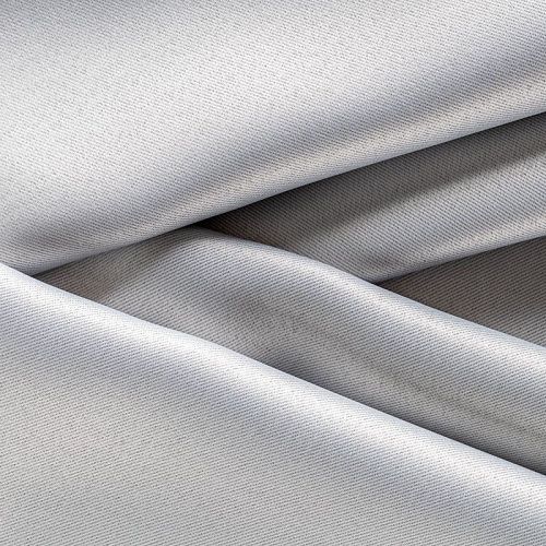 Ткань портьерная блэкаут h-290 см 10-02-00500 серебристо-серый однотонный